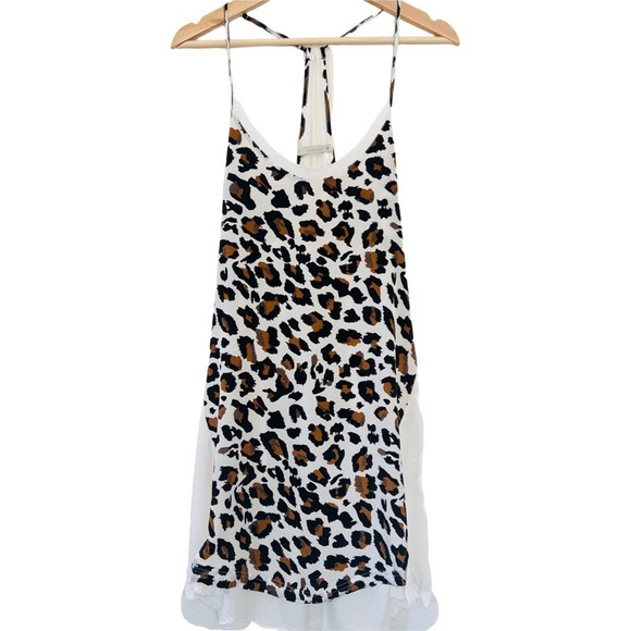 TOWNSEN Tullem Silk Leopard Print Dress Size M - Picture 3 of 9